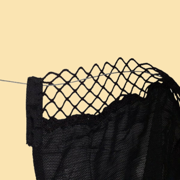 Preview: Pfeilfangnetz - BBN schwarz - Meterware - 6 Meter